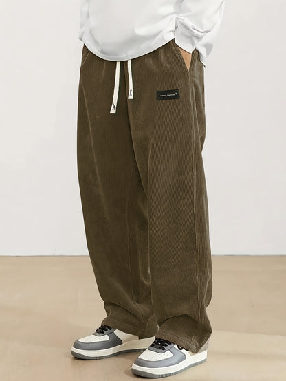 Ellis | Relaxed Corduroy Drawstring Pants