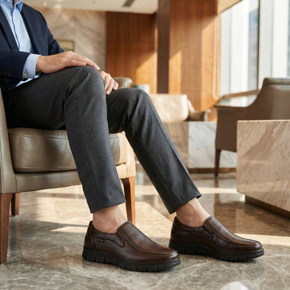 Men's Pebbled Leather Comfort Loafer