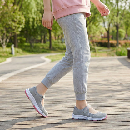 Breathable Mesh Mary Jane Sneaker