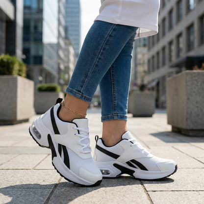Lace-Up Air Cushion Chunky Sneaker