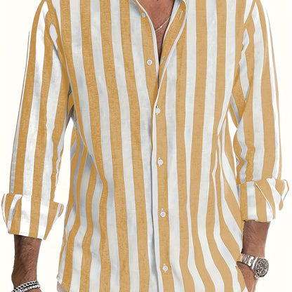 Brooks | Coastal Stripe Button-Up Shirt