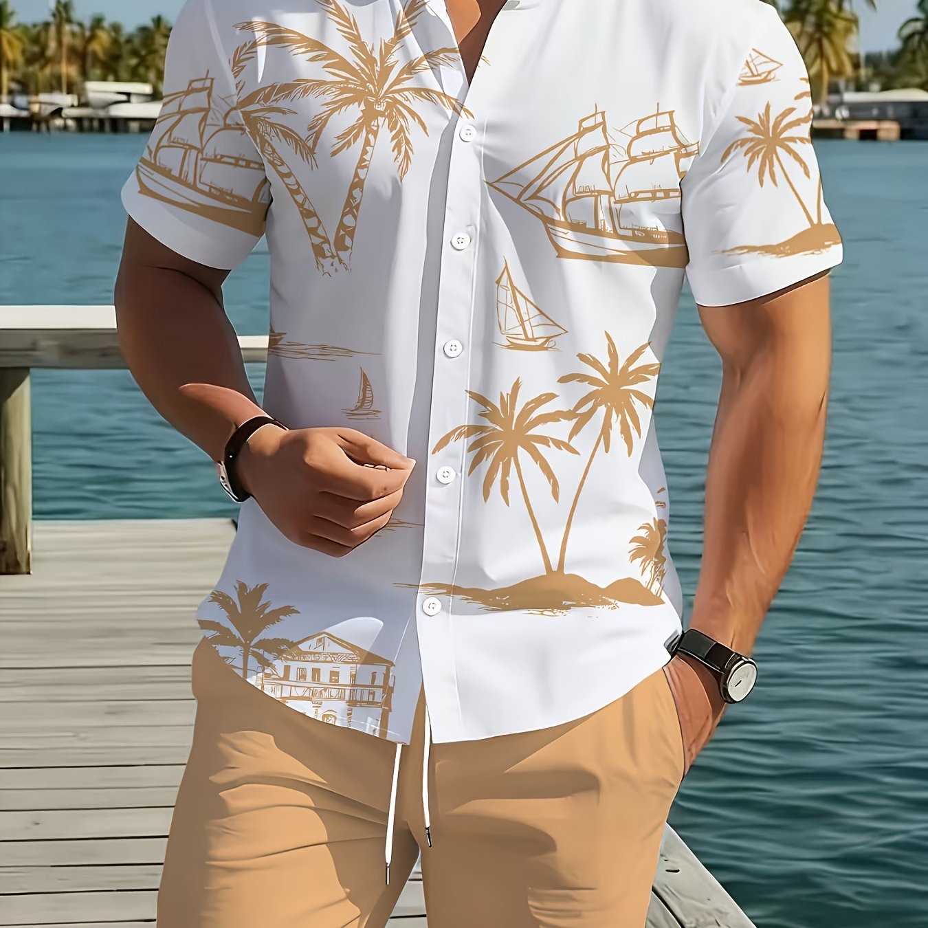 Harborline | Coastal Escape Shirt & Short Set