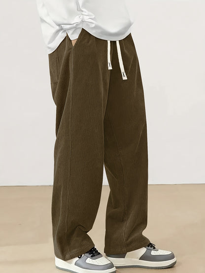 Ellis | Relaxed Corduroy Drawstring Pants