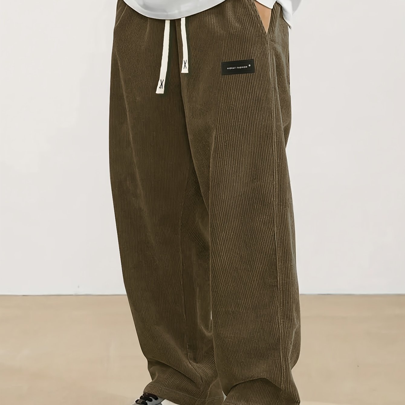 Ellis | Relaxed Corduroy Drawstring Pants