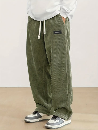 Ellis | Relaxed Corduroy Drawstring Pants