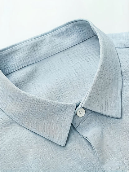 Julian | Textured Short-Sleeve Button-Up Shirt