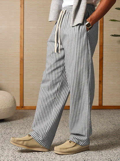 Calloway | Relaxed Striped Drawstring Trousers