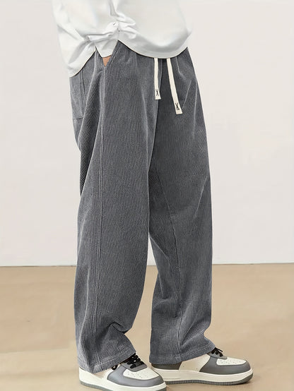 Ellis | Relaxed Corduroy Drawstring Pants